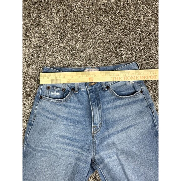 BCBGeneration Womens Jeans 24 Wide Leg Crop Distressed 100% Cotton‎ - Picture 9 of 15